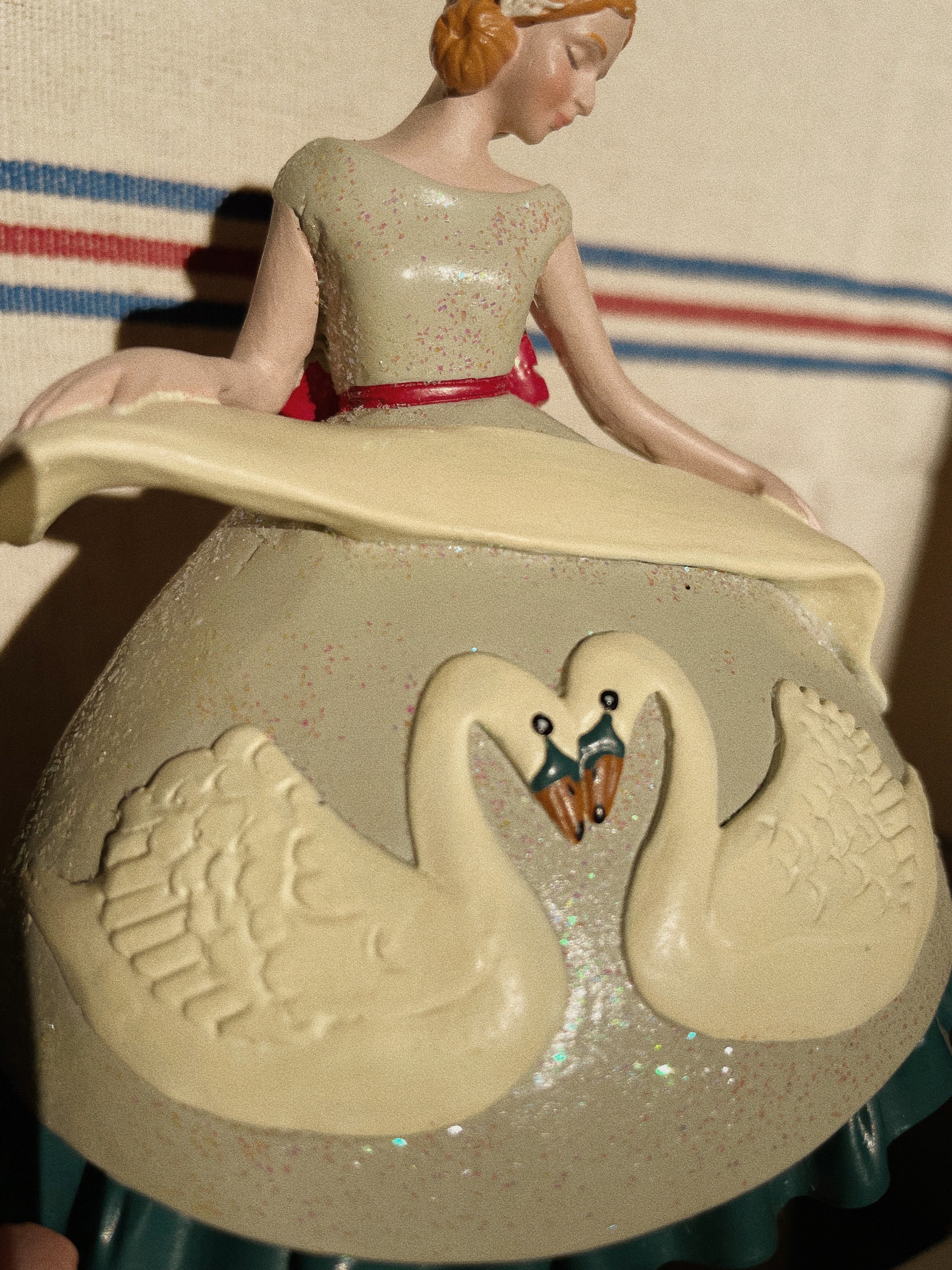 Zawieszka Christmas Swan Ballerina 1